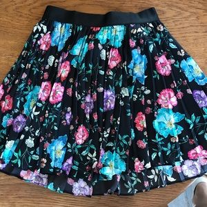 Express Floral Skirt